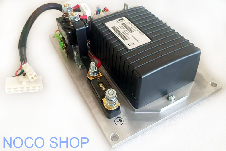 Programmable CURTIS DC SepEx Motor Speed Controller Assembly, PMC Model 1266A-5201 and 1266R-5351, With Foot Pedal Throttle JSQD-DWK-003D